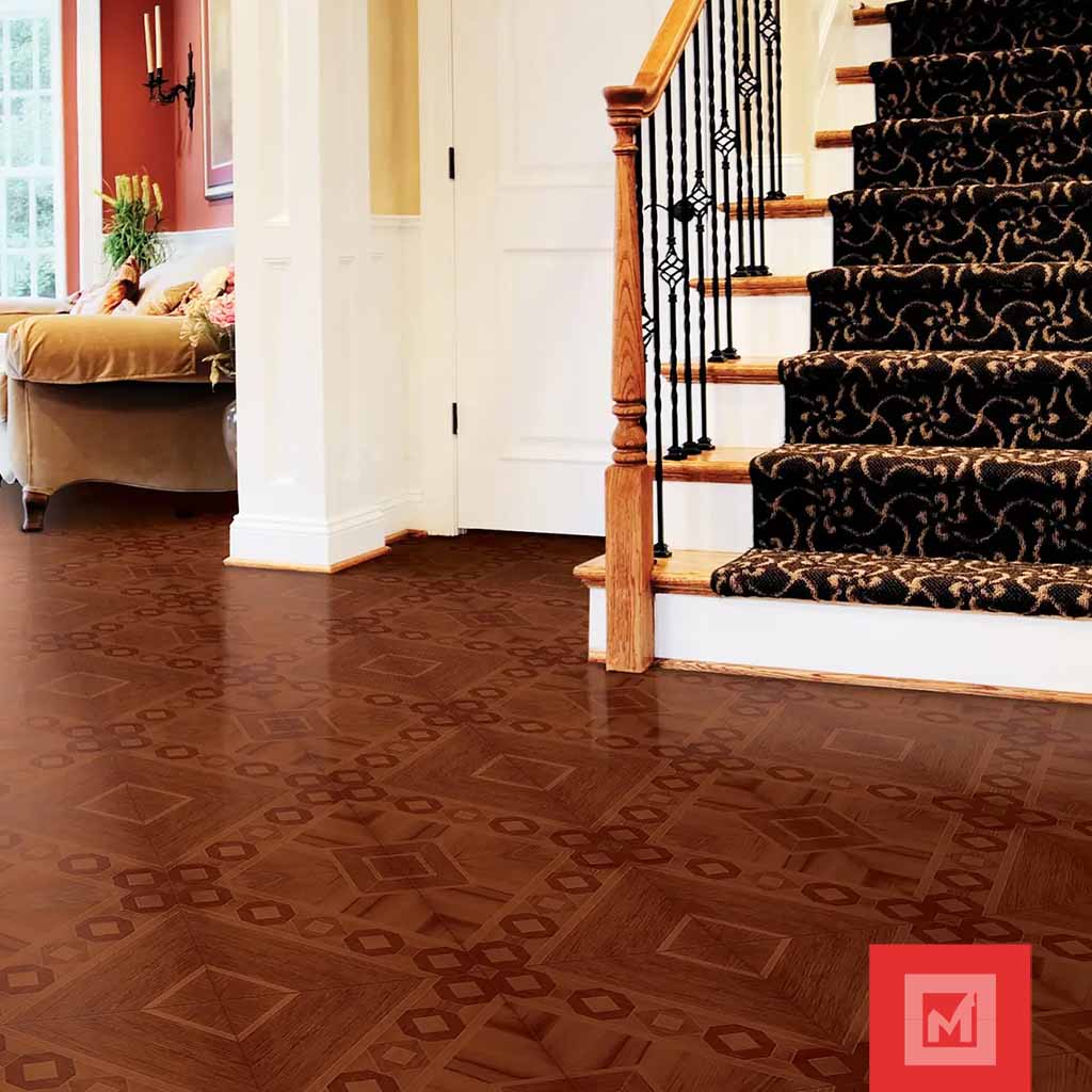 Imagen de PISO MS VALENCIA MADERA ROJO 44X44 GB 1